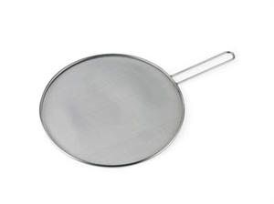 Spruttskjerm 33 cm – lokk til stekepanne i rustfritt stål fra Metaltex